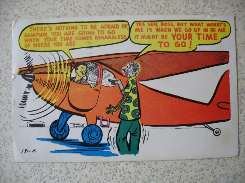 SAMPSON and airplane 1950s comic