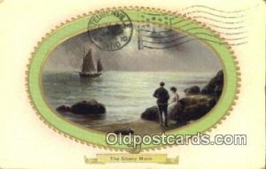 Sailboat 1910 postal used 1910