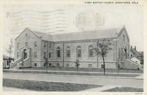 KINGFISHER , Oklahoma , 1933 ; First Baptist Church