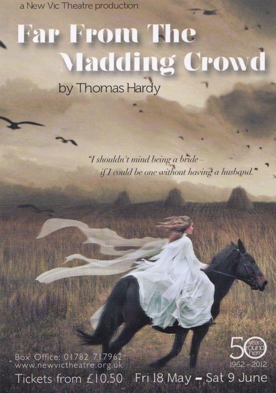 Far From The Maddening Crowd New Vic Theatre Gala Poster Postcard Style Card