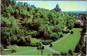 Postcard AERIAL VIEW SCENE Hot Springs National Park Arkansas AR AO2185