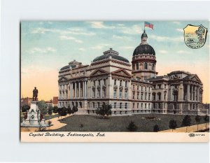 Postcard Capitol Building, Indianapolis, Indiana