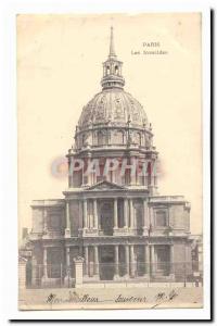 Paris Old Postcard Les Invalides