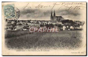 Old Postcard Cathedral Vue Generale From Taking Cachembac