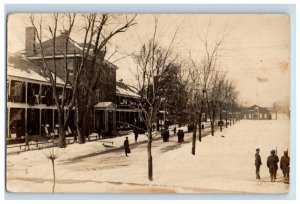 Street View Jefferson Barracks MO Missouri Real Photo RPPC Postcard (FK5)