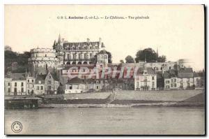 Postcard Old Amboise L and L Le Chateau Vue generale