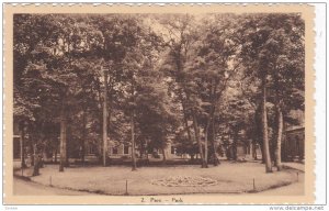BELGIUM, 1900-1910's; Park, Hopital Militaire De Liege