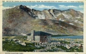 Mt. Evans, Shelter House - Denver Mountain Parks, Colorado CO