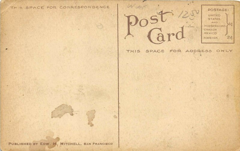 Berkeley California c1910 Postcard First National Bank Building