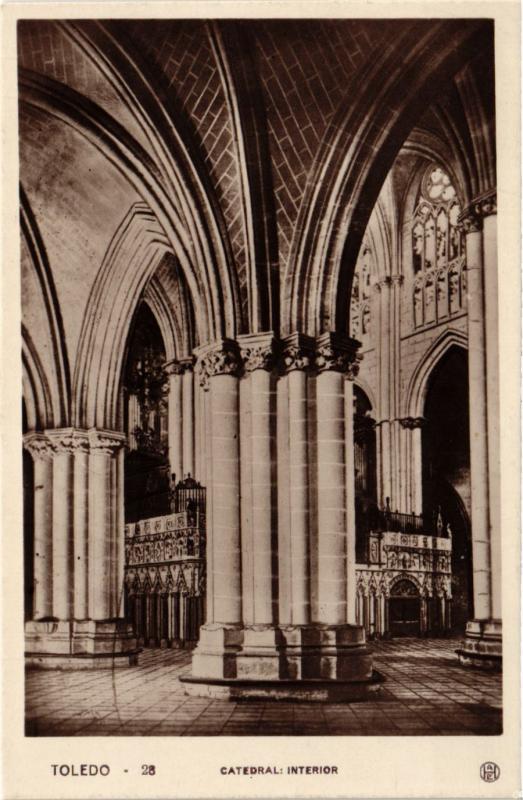 CPA Toledo Catedral, Interior SPAIN (743823)