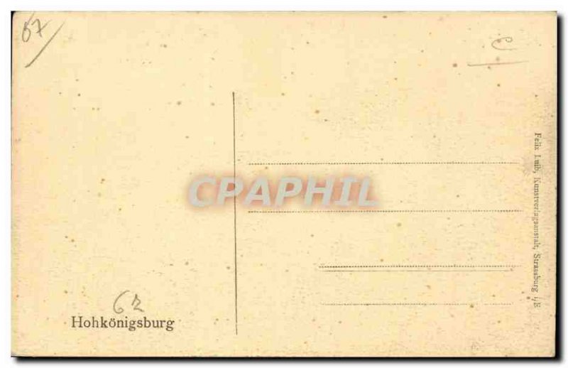 Postcard Old Hochkönigsburg