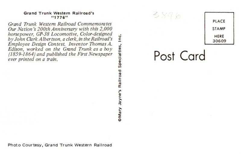 Grand Trunk Western Railroad's 1776