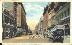 Gay Street - Knoxville, Tennessee TN Postcard
