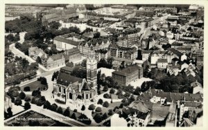 Sweden Malmö Johanneskyrkan i Förgrunden Flygfoto Malmo RPPC  06.59