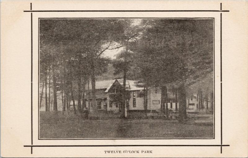 Twelve O'Clock Park Trenton Ontario ?? ON Unused Postcard E43