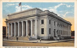 New Post Office York, Pennsylvania PA Postcards