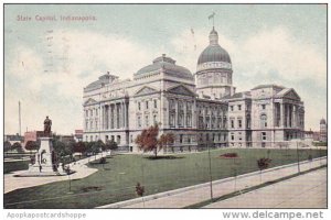 Indiana Indianapolis State Capitol 1909