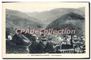 Old Postcard Sainte Marie aux Mines Overview