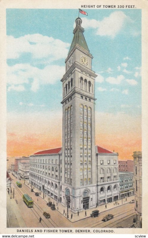 DENVER , Colorado , 1910s ; Daniels & Fisher Tower