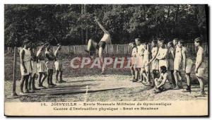 Old Postcard Joinville normal Military School Gymnastics Center & # physical ...