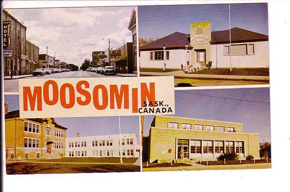 Downtown, Hall, School, Post Office, Moosomin,  Saskatchewan,