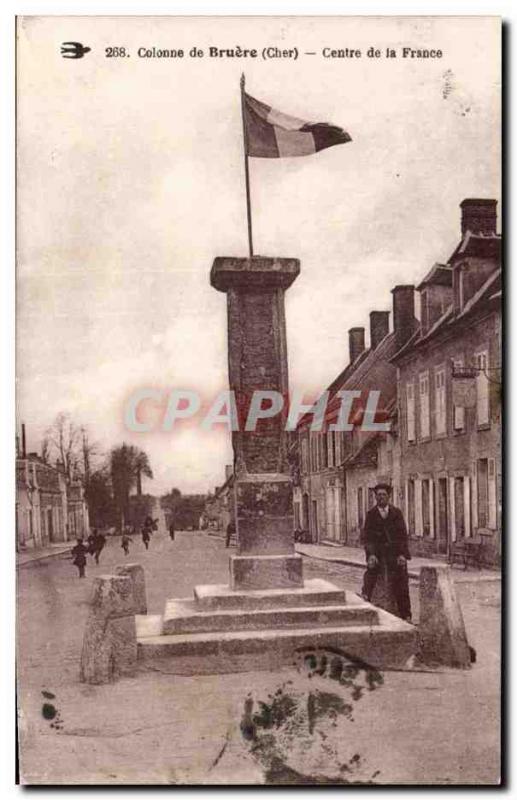 Column Bruere - Center France - Old Postcard