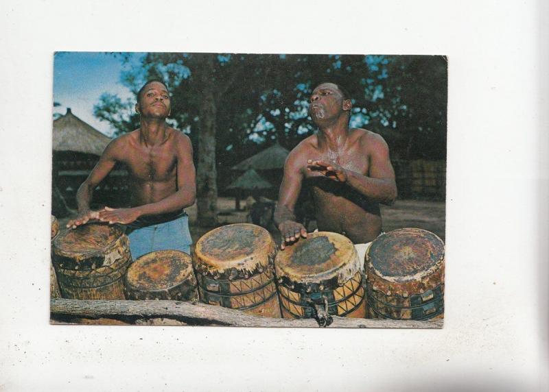 BF28112 kenya traditional drummers  types folklore   front/back image