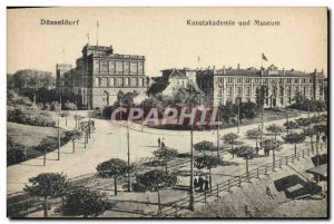 Postcard Old Dusseldorf Art Academy Museum Und