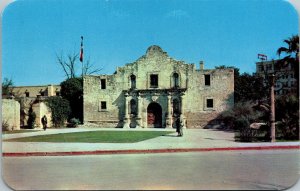 Vtg 1950s The Alamo San Antonio Texas TX Unused Chrome Postcard