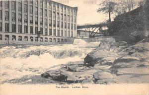 Massachusetts  Ludlow, The Rapids, building in background