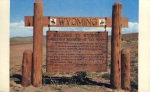 Welcome to Wyoming Sign - Misc