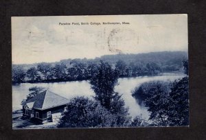 MA Paradise Pond Smith College Northhampton Massachusetts Postcard 1910