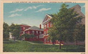 South Carolina Anderson East Dormitory And Administration Building Anderson C...