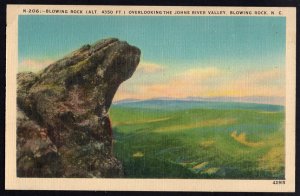 North Carolina BLOWING ROCK overlooking the John's River Valley LINEN