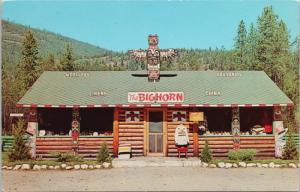 The Bighorn Gift Shop Yahk BC near Eastport Idaho Unused Vintage Postcard D61