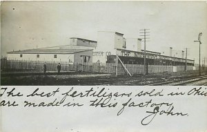 OH, Columbus, Ohio, RPPC, Independent Packers Fertilizer Co., Exterior