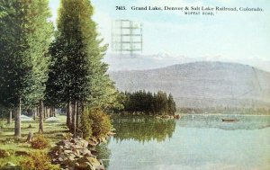 C.1910 Great Lake Denver & Salt Lake Railroad, Moffat Road, CO Postcard P40