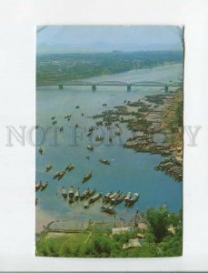 473242 South Vietnam Perfume River Hue Germany military mail Postage Paid RPPC