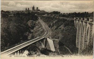 CPA COUTANCES-Le Pont du Tramway (138223)