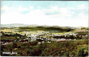 Postcard AERIAL VIEW SCENE Barre Vermont VT AM7241