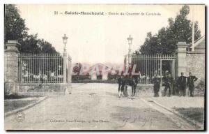 Old Postcard Sainte Menehould Cavalry Army Headquarters Entree