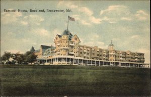 Rockland Maine ME Samoset House Hotel c1910 Vintage Postcard