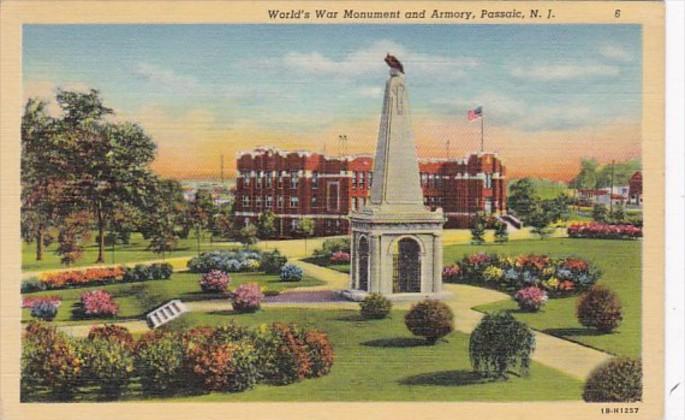 New Jersey Passaic world War Memorial and Armory 1941