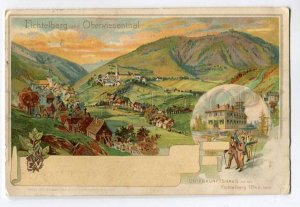 3054353 GERMANY Fichtelberg Oberwiesenthal lithograph Old PC