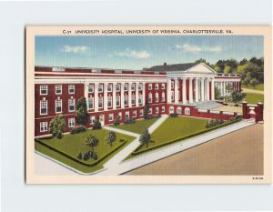 Postcard University Hospital, University Of Virginia, Charlottesville, Virginia