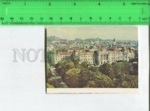 474374 USSR 1967 year Ukraine Subcarpathia Lviv miniature postcard