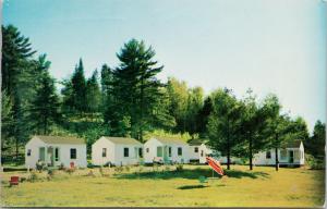 Airline Motor Court Brewer ME Maine c1955 Vintage Postcard D71