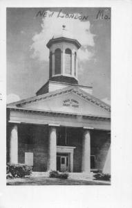 New London Missouri Court House Real Photo Antique Postcard K61664