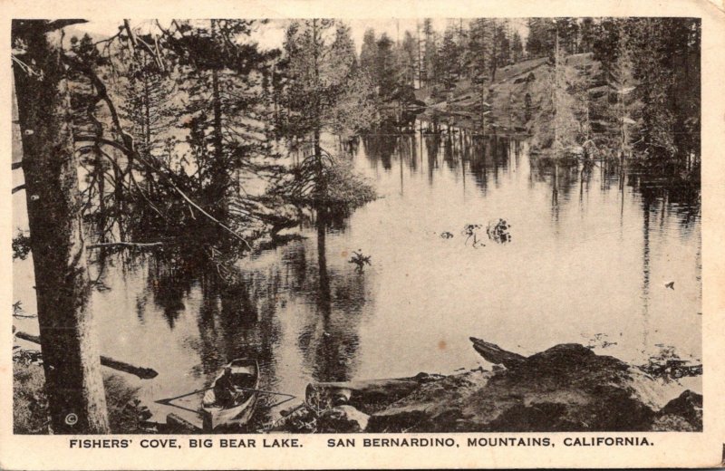 California San Bernardino Mountains Big Bear Lake Fishers' Cove 1924