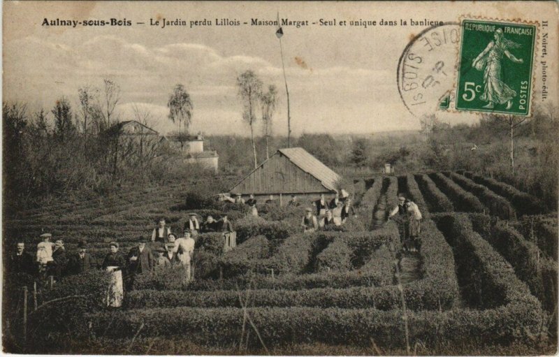 CPA AULNAY-sous-BOIS - Le Jardin perdu Lillions - Maison Margat (124304)